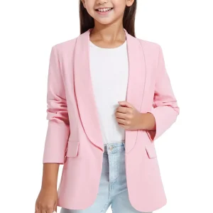 5t Girls Formal Suit Jacket Open Front