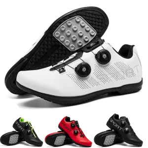 Lock-Free Cycling Shoes Flat Pedal Shoes Men Bike Cleat Sneaker