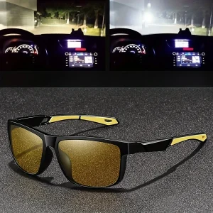 Yellow Night Vision Anti-Glare Glasses